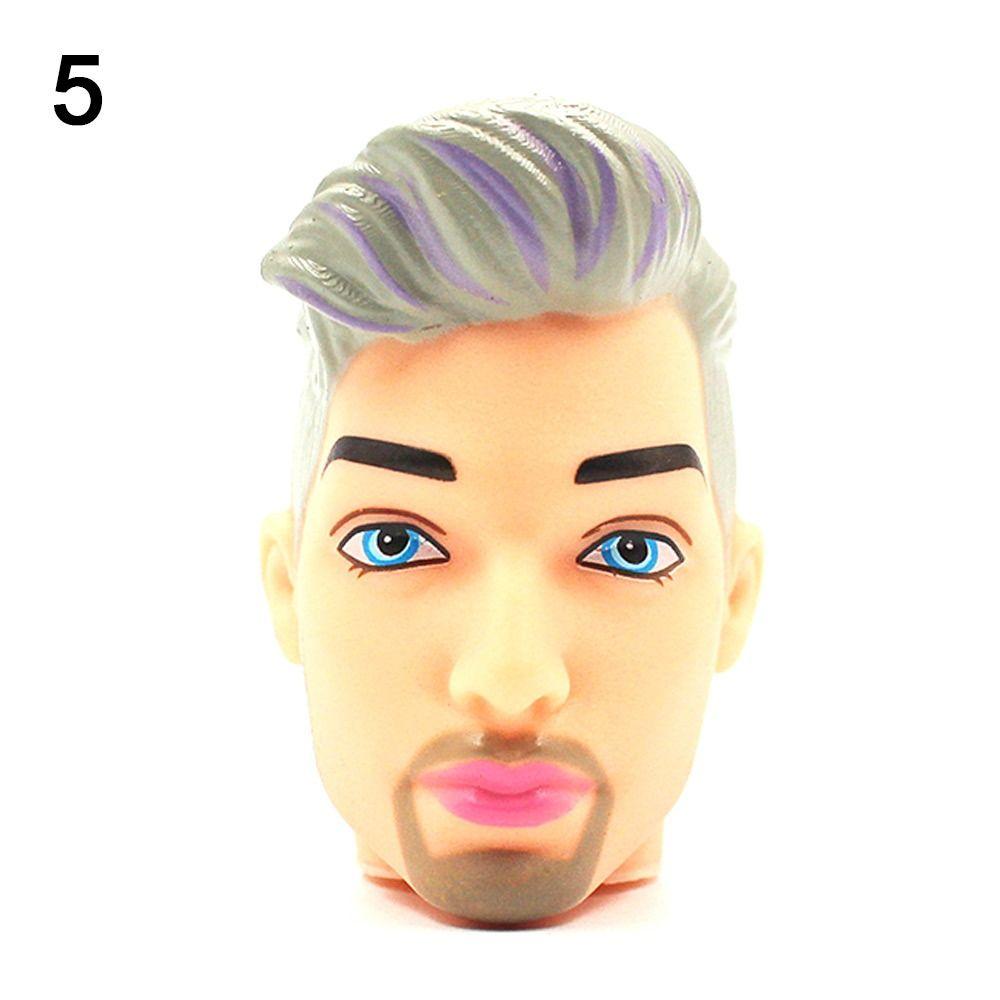 Europe Ancient Doll 1/6BJD Doll Head 6 Styles Black Hair New 32cm Male Doll DIY Doll Head