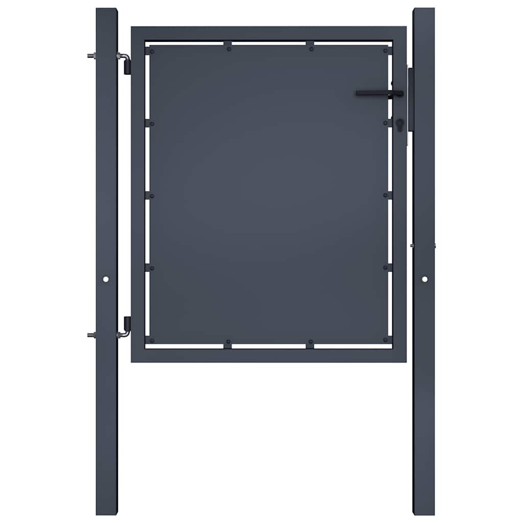 Steel Garden Gate 100 x 75 cm Anthracite