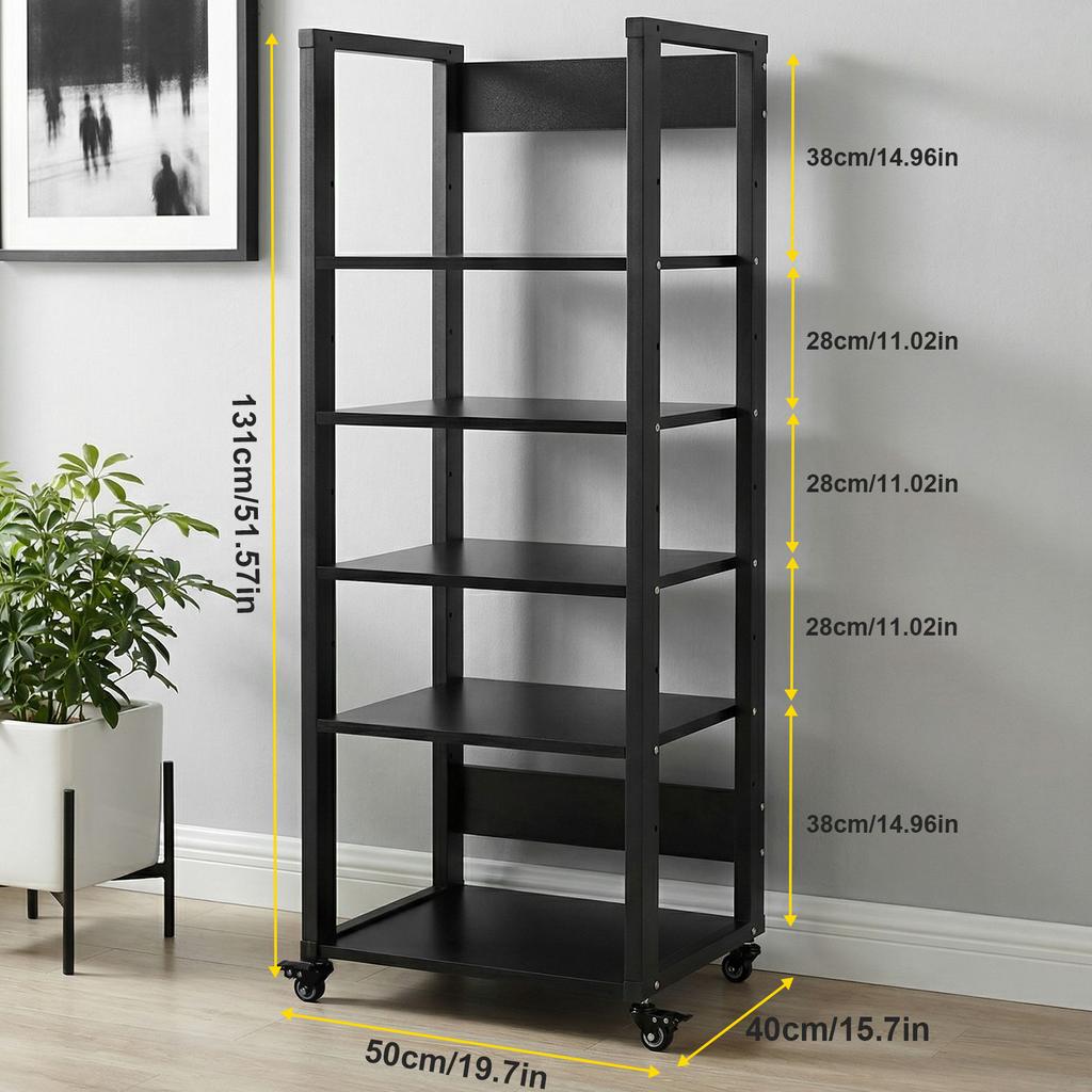 5/6/7-Tier Heavy Duty Audio Component Rack HiFi Amplifier Rack Audio-Video Shelf CD Record Player Stereo Receiver Holder