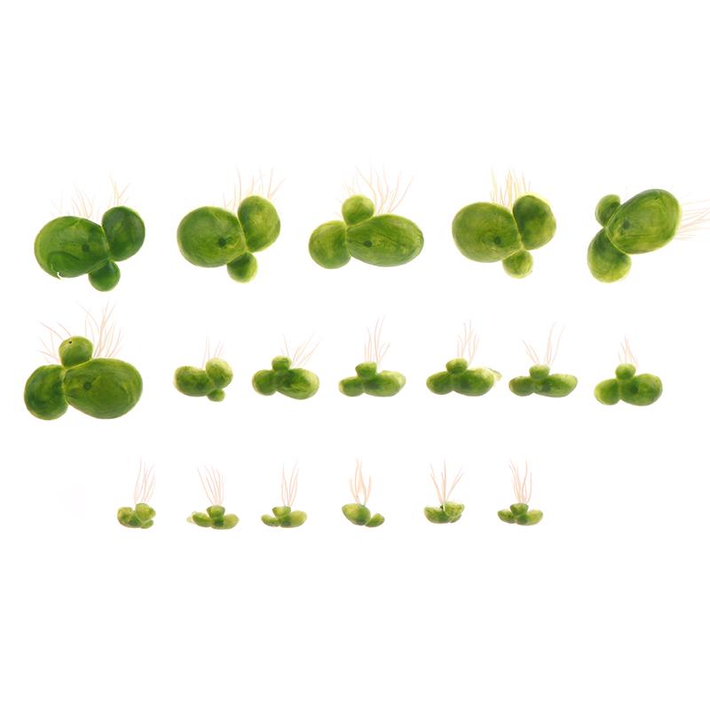 18шт искусственные плавающие садовые украшения водные плавающие ряски пруд декор