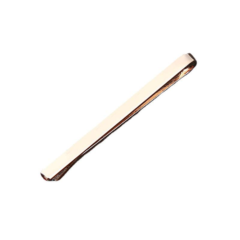 Gentlemen's Classic Minimalist Tie Clip: Gold-Plated, Silver, Gunmetal, Rose Gold Pure Copper Jewelry.