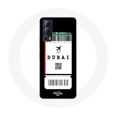 Coque - Vivo - Y72 - Souple - Noir - Billet D'avion Dubai