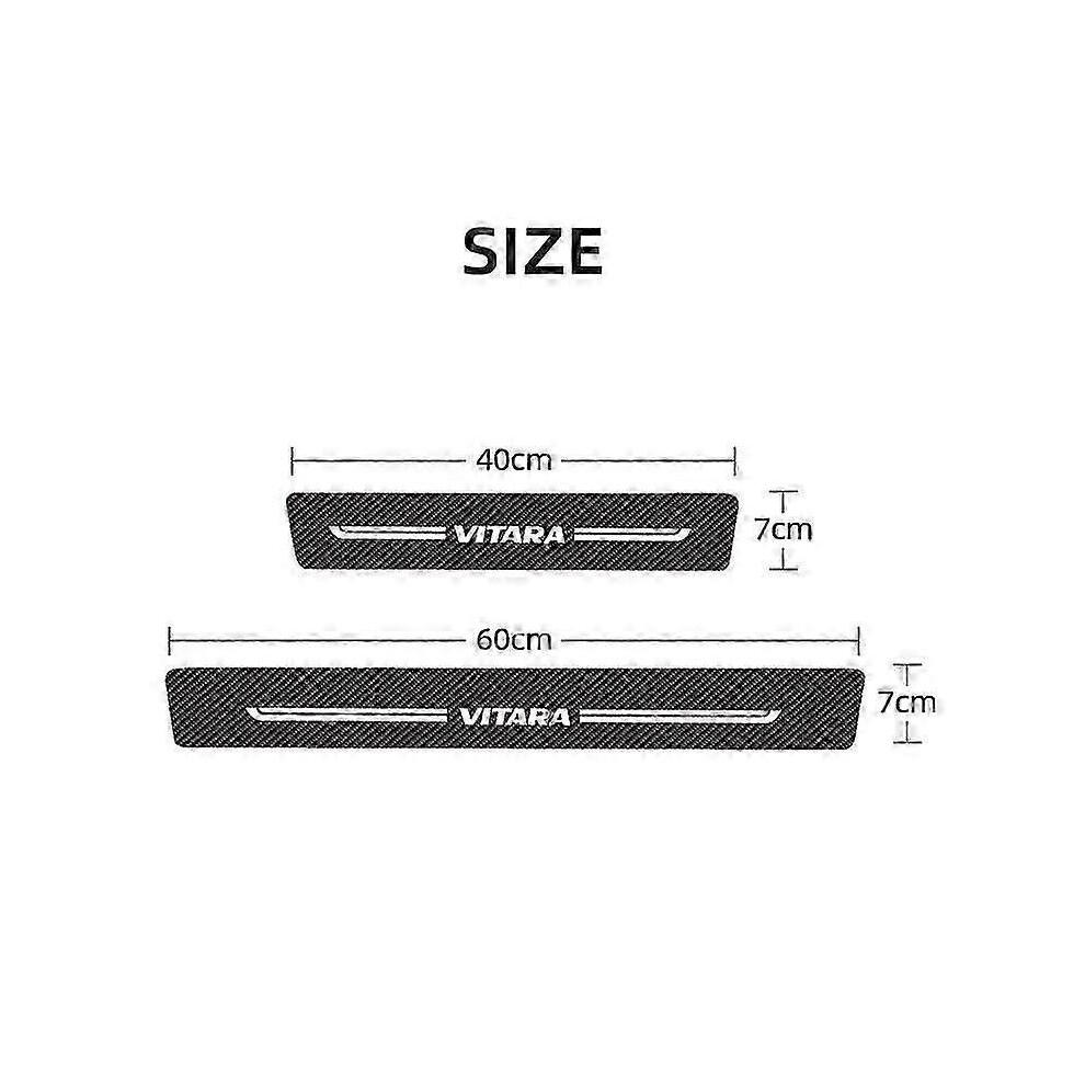 Suzuki Vitara Door Sill & Bumper Protector Sticker Set, 5-Piece