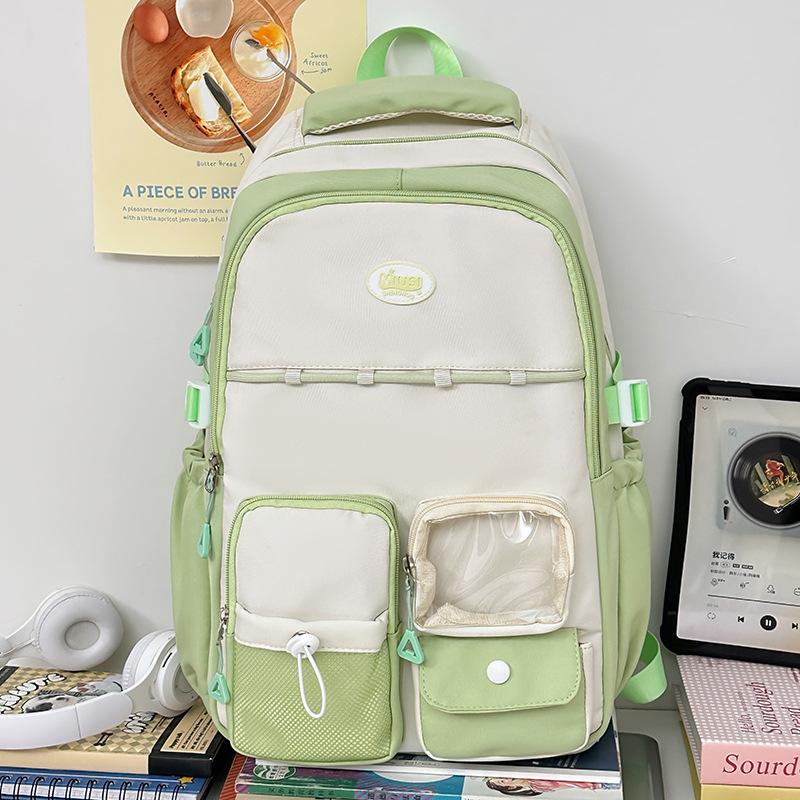 Children's Schoolbags Elementary School Students Girls' Junior High School Students' Letters and High Looking Backpacks