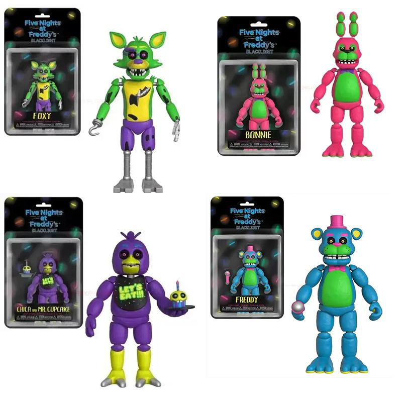 Fnaf Мишка Полуночный Гарем Пять Ночей Сочлененная Съемная Игровая Фигурка Действия В Five Nights Security Breach Миниатюрная Игрушка для Детей