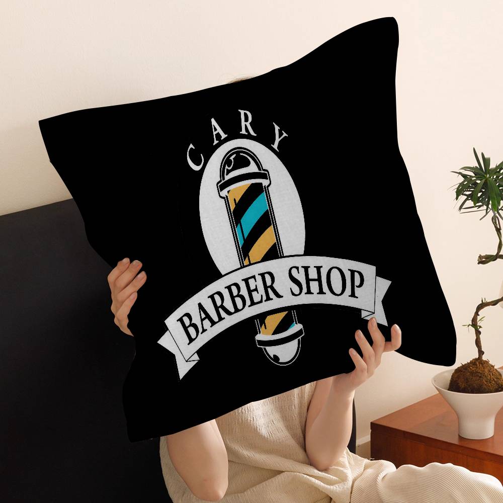 Barber Shop Stitch Lucky Dragon Pillow Cover Sofa Cushion Cover Home Room Decoration Children Gift