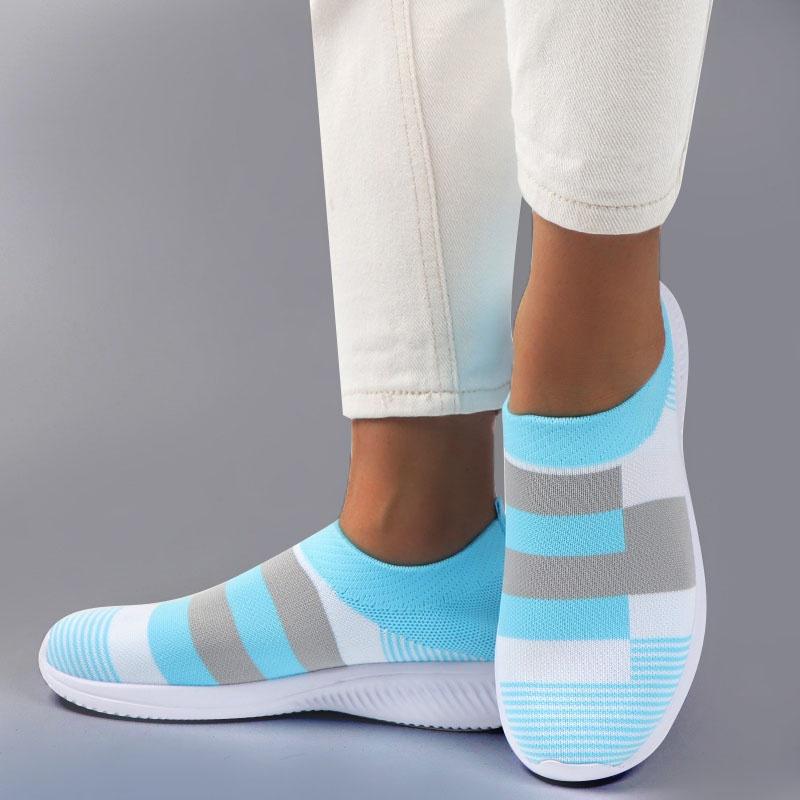 Women Sneakers Vulcanized Shoes Sock Sneakers Women Summer Slip On Flat Shoes Women Loafers Casual Socks Shoes