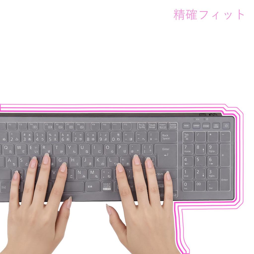 Накладка на клавиатуру для Fujitsu FMV ESPRIMO серии FH Fujitsu FH95 FH93 FH90 WF2 FH77 FH70 FH67 FH60 FH56 FH52 WF1 WFB Клавиатура Мягкий силиконовый материал