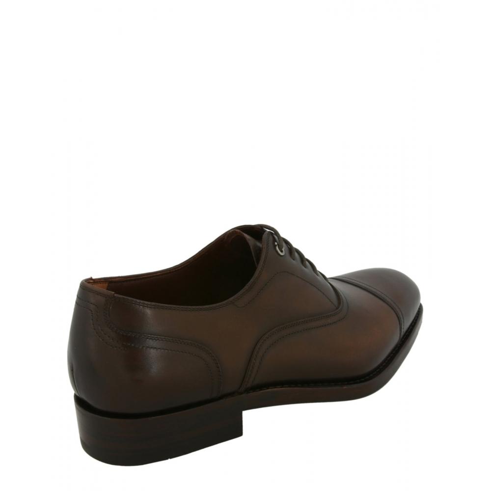 Salvatore Ferragamo Baron Leather Oxfords Brown