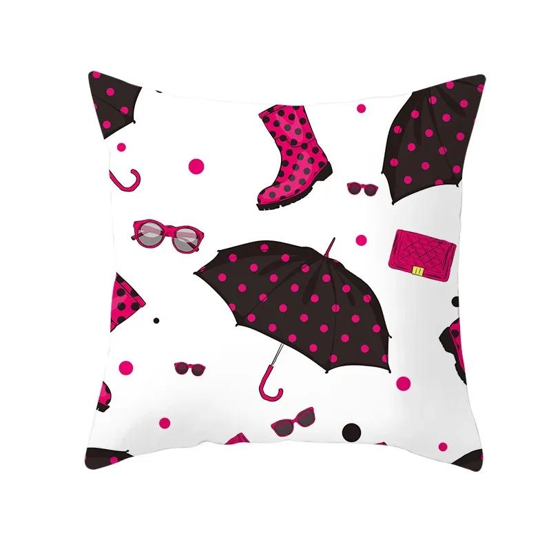 Чехол на подушку ко Дню святого Валентина Романтические свадебные украшения с принтом Чехол на подушку Наволочка Подарок на День святого Валентина