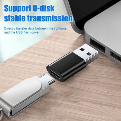 5 шт. Адаптер Type-C на USB 3.0 Конвертер USB-C (мама) на USB (папа) с быстрой зарядкой и передачей данных Универсальный разъем USB-C
