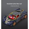 1/32 Суперкар Pagani Huayra BC Металлический литой модель автомобиля Библиотека Статические Звуковые и Световые Украшения Подарок на День рождения для Парня
