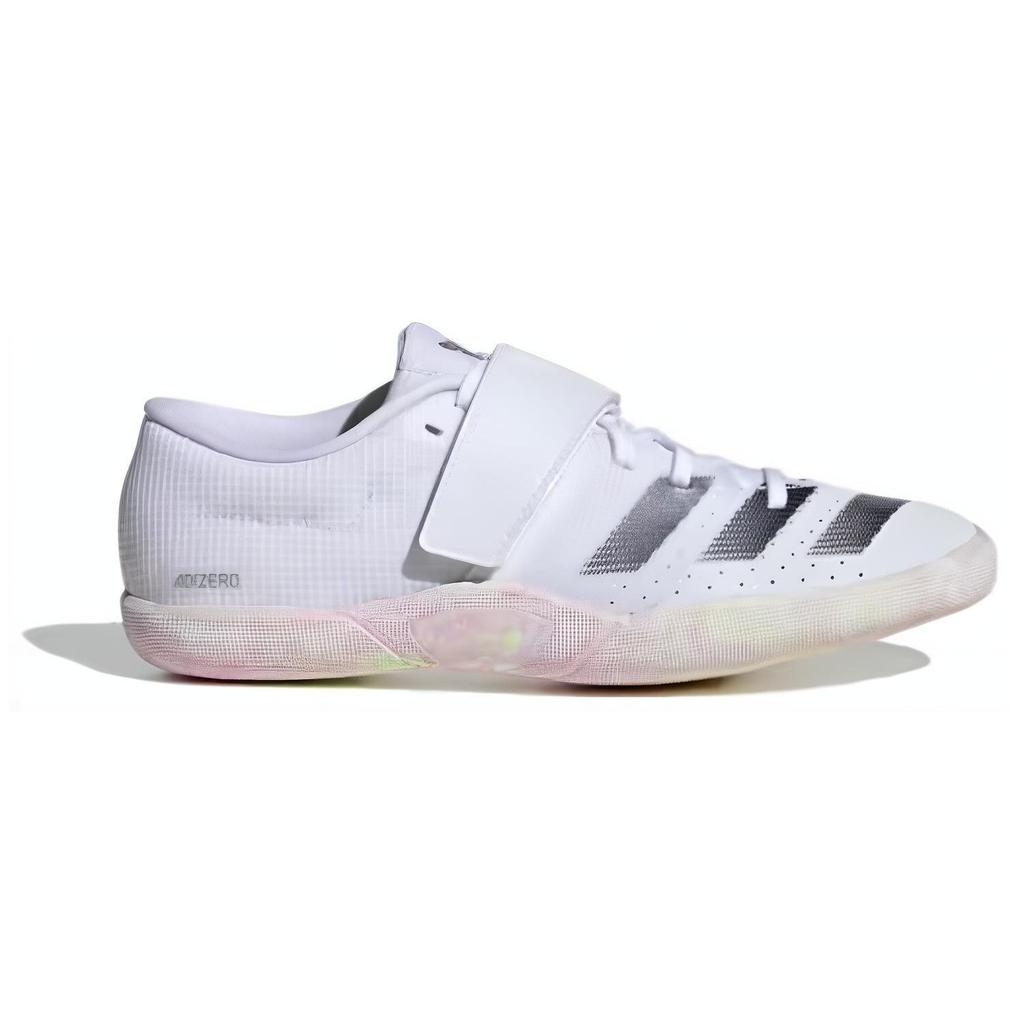 adidas Adizero Удобные Универсальные Амортизирующие Нескользящие Низкие Тренировочные Кроссовки Унисекс Белые Серые ID7238