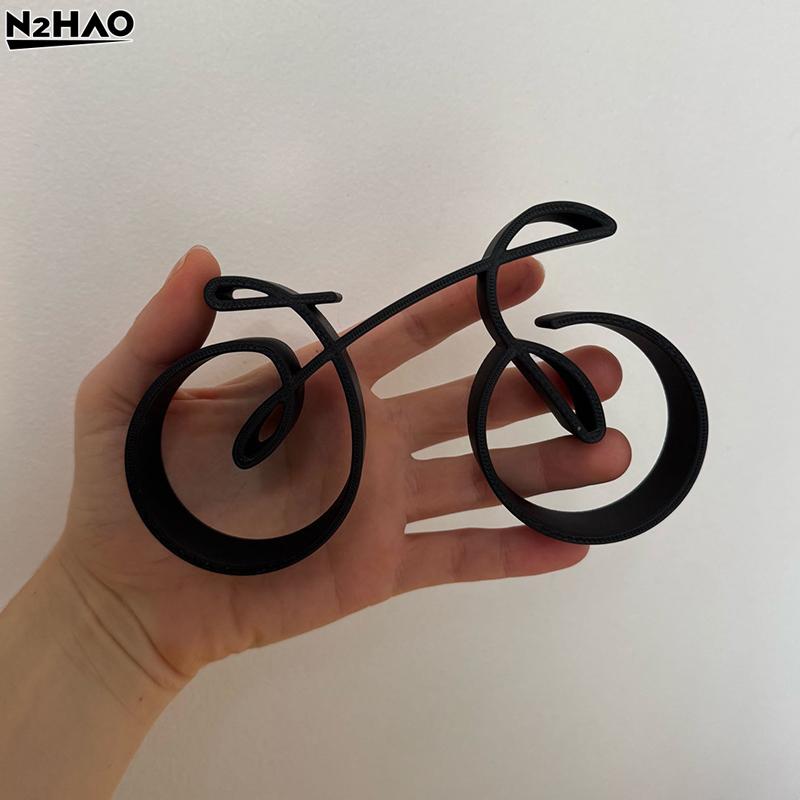 Современная мини-модель велосипеда для стола 3D Минималистичное настольное украшение Коллекционный арт-объект для домашнего интерьера