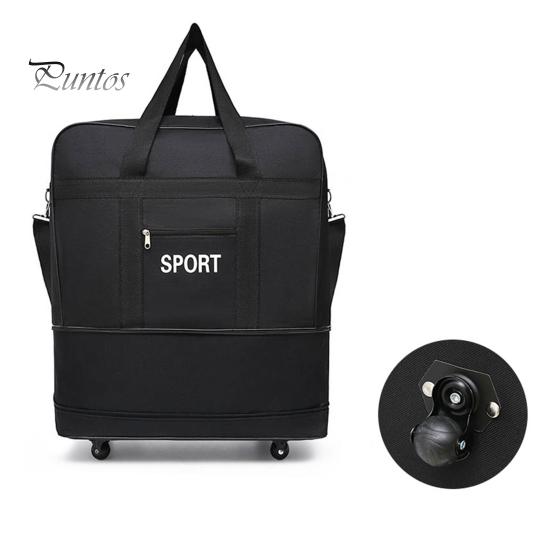 Дорожная сумка для багажа с несколькими отделениями, большая вместимость, водонепроницаемая, прочная, универсальная, расширяемая, на колесах