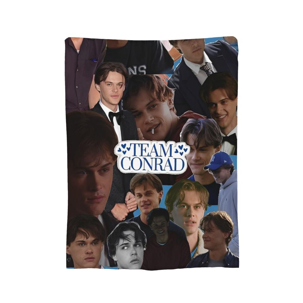The Summer I Turned Pretty Team Conrad Blankets Fleece  Super Soft Throw Blankets for Home Couch Bed Rug