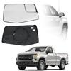 Passenger Right Side Door Heated Mirror Glass With Rear Holder Convex Blind Spot Glass For Chevy Silverado 1500 And GMC Sierra 1500 -2024 Replace#