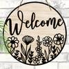 Wooden Hanging Decorative Sign, Welcome Signs, Indoor or Garden Decorations, 2D Flat Pendants, Housewarming Gifts for Friends