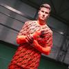 Uhlsport Fang ZNE Ultra Grip Half Negative Goalkeeper Gloves Match High Soccer Maschiné - Use, Grip, (1011408-01-8)