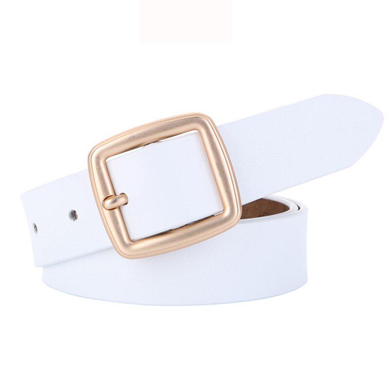 Zency женские ремни Элитный бренд 100% натуральная кожа Высокое качество модный пояс с пряжкой для джинсов черный, белый, коричневый