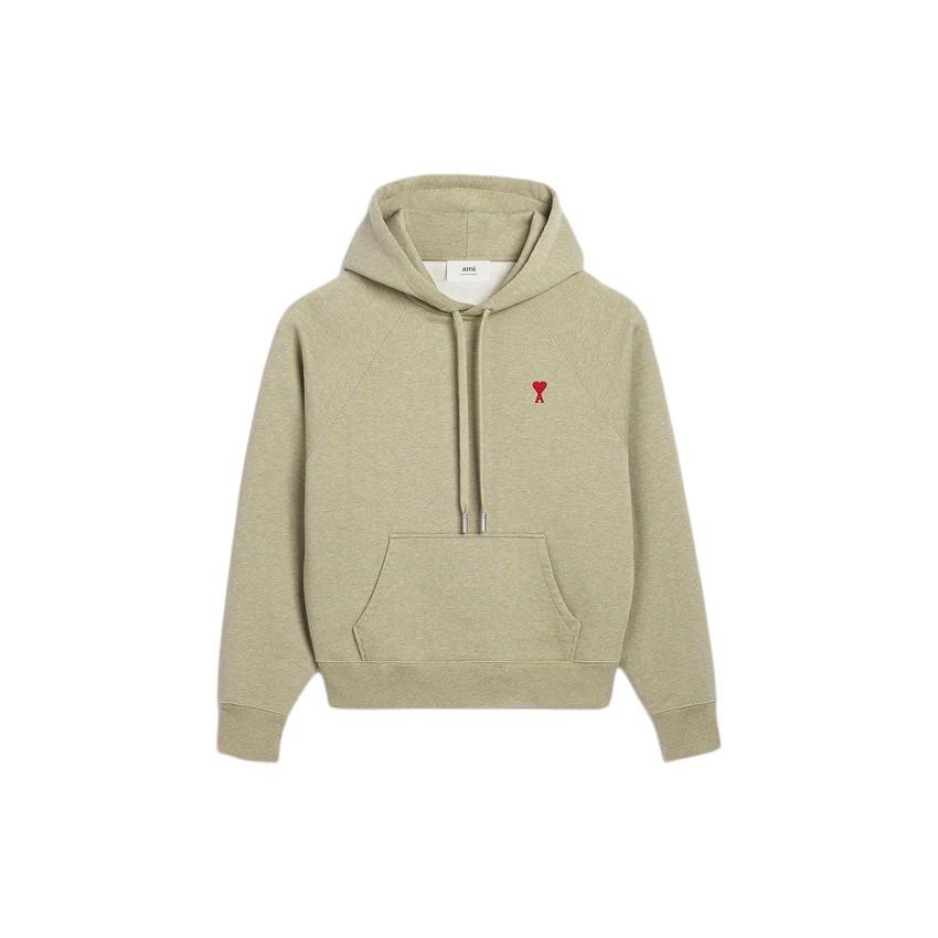 Amiparis Ss24 Hooded Pullover Heart Embroidery Pattern Cotton Long Sleeve Sweatshirt Unisex sweatshirt USW205747-366