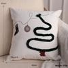 Decor Scene Christmas With Santa Snowman Reindeer Hug Pillow For Festive Gift