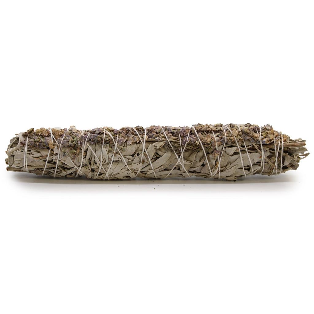 White Sage Smudge Stick With Lavender 22.5cm