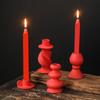1Pc Candle Holder Nordic Style Multifunctional Table Decoration Romantic Ceramic