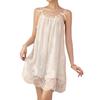 Loose Babydoll Sexy Lingerie Lace Adult Cute Slip Underwear Room Wear Nightwear Pajamas Adults Women's (White)
