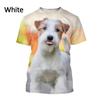 Мужская футболка с короткими рукавами 3D Hot Harajuku Oversized Dog Jack Рубашка с принтом Harajuku Мужская футболка оверсайз,