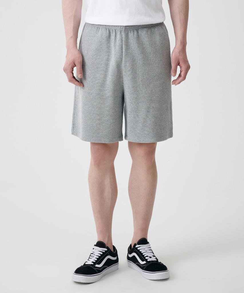 MUSINSA STANDARD Honeycomb Sweat Shorts [Medium Grey]