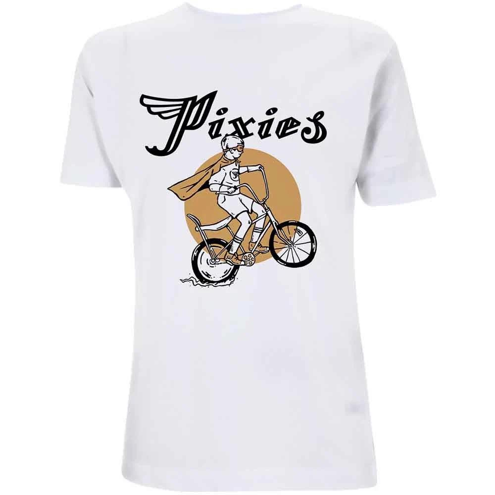 Pixies T Shirt Tony new Band Logo Official Mens White