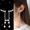 Women Fashion Long Tassel Earrings Pendant Earrings Temperament Female Fashion Jewelry