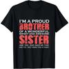 Funny for Brother of the Great Sister Birthday Clothing T-Shirt
