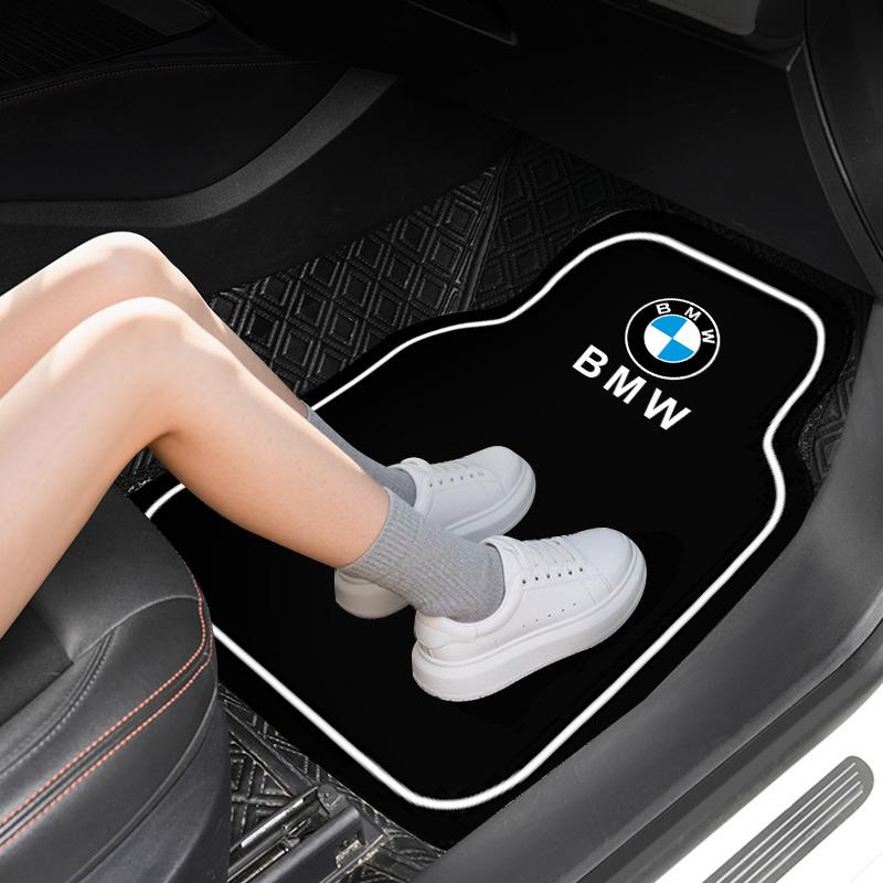 BBKY7 Car Floor Mats Auto Front and Rear Carpet Foot Mats with Rubber Backing For BMW E60 E70 E82 E88 E90 E92 F01 F10 F30 G01 G20 G21