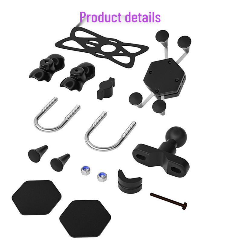Крепление на руль Мотоциклетный держатель для телефона для устройств 3,5-6,5 дюймов