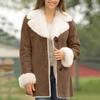 Women's Loose Casual Solid Color Lapel Long Sleeved Plus Velvet Jacket Fashionable Jacket