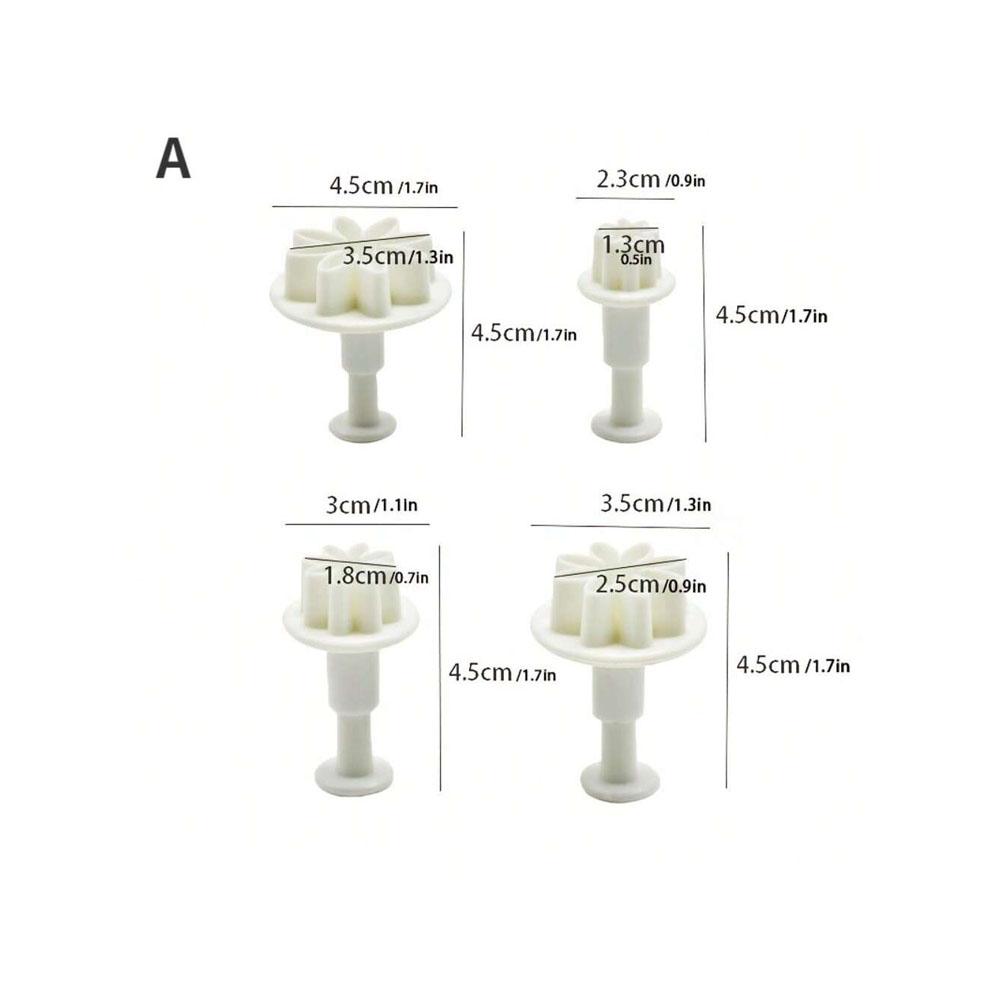 Форма для печенья Гортензия Цветок Мастика Сахарное ремесло Плунжерный резак Украшение для торта печенья Форма для цветка Инструмент для выпечки своими руками