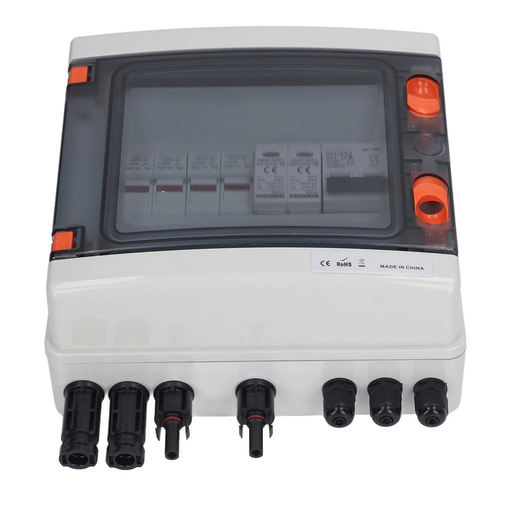 4-рядный 15A солнечный PV распределительный щиток с предохранителем 2 в 2 выхода молниезащита PV распределительный щит DC1