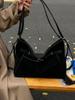 2024 Retro Fashion Large Capacity Women's Frosted Tote - Versatile Autumn/Winter Shoulder Bag