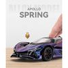 1/24 Apollo Project EVO Supercar Alloy Die Cast Toy Car Model Sound and Light Children's Toy Collectibles Birthday Gift