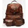 Leather Goat Bag Backpack Rucksack Vintage Messenger Real Laptop Brown Genuine