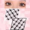 Simulation Rabbit Series False Eyelashes Comic Individual Cluster Reusable Segmented Winged Thick Lash Extension 12Mm Eyelashes