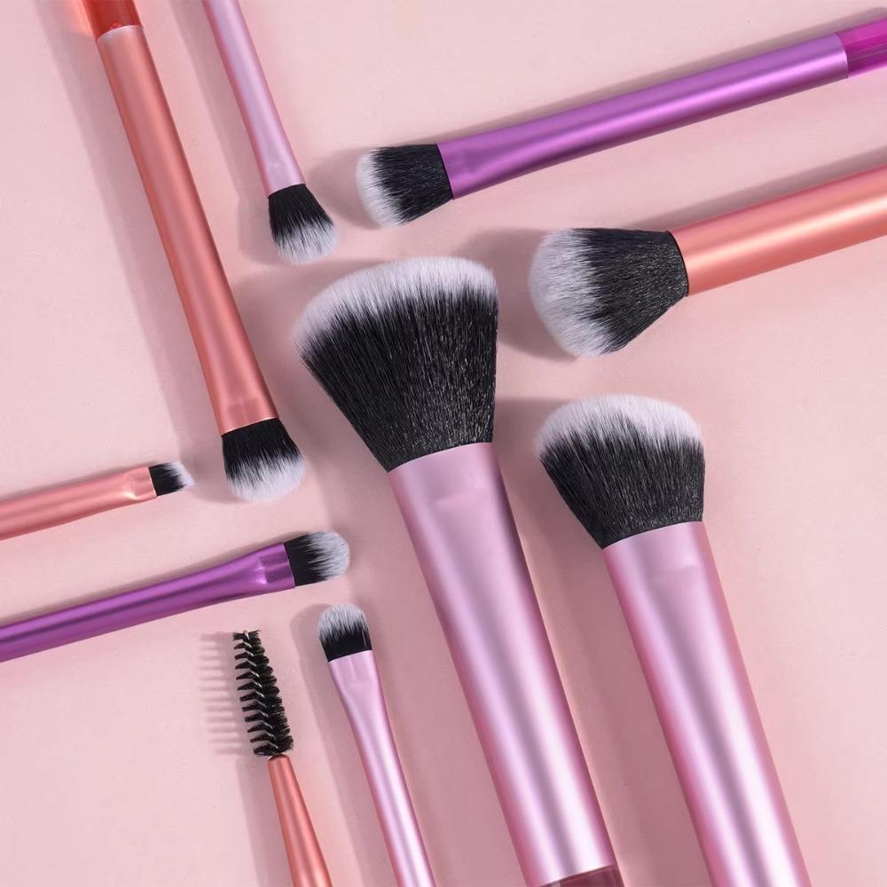 10pcs/set Soft Bristles Cosmetic Brush Professional Makeup Tool Durable Make Up Supplies