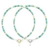 Natural Stone Beads Beaded Necklace Turquoise Beads Handmade Necklace New Necklace  for Girls Gift