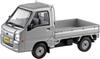 Aoshima Bunka Kyozai Scale Rakupla Snap Kit Subaru Sambar Truck Sterling Silver Metallic Plastic Model Kit 1/32 No.05-SS Pre-Colored (Automobile)