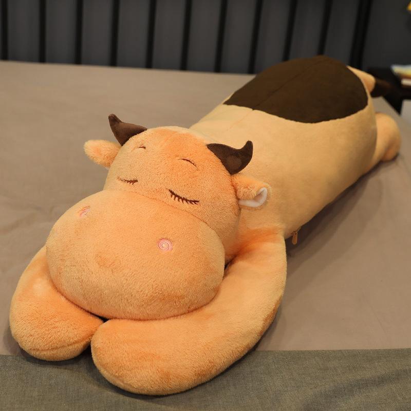 Декоративные подушки для кровати, украшение дома, декоративные подушки, мягкая кукла-корова, милая большая кукла, подушка для сна, личный подарок
