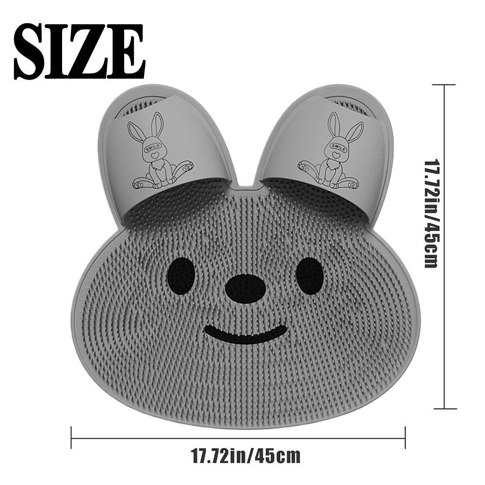 Милый массажный коврик для душа, креативный нескользящий коврик для ванной, коврик для мытья ног, инструмент для купания