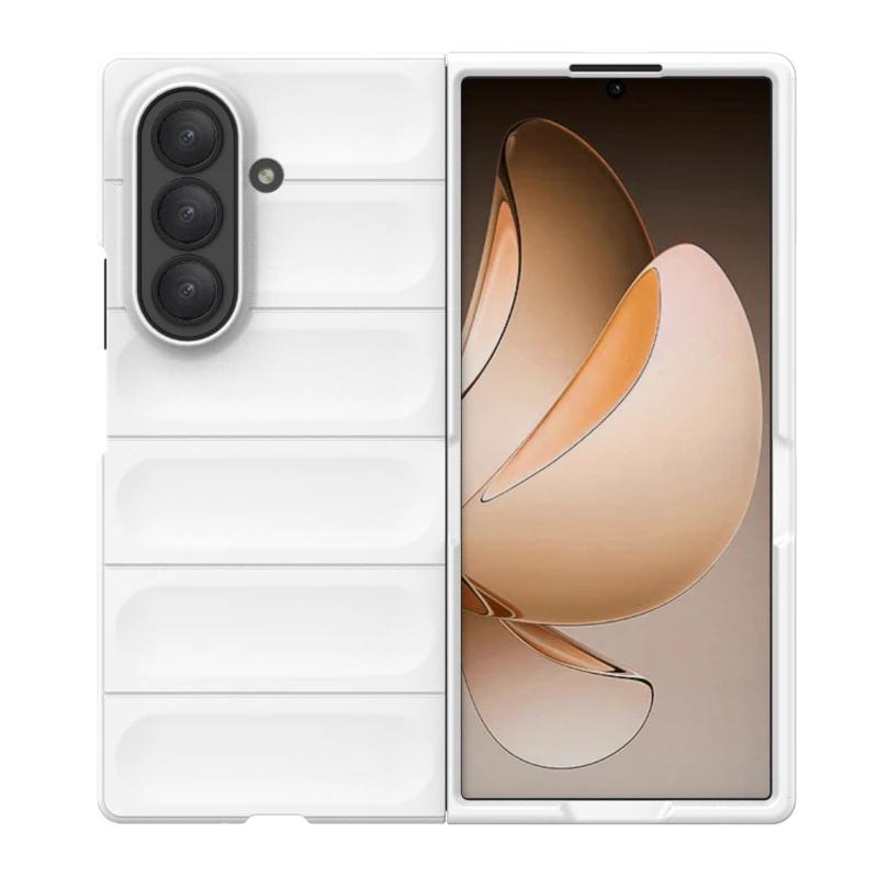 Простой Бизнес Чехол для Телефона для Samsung Galaxy Z Fold 7 6 5 4 3 Мягкий Жидкий Силикон Ощущение Голого Устройства Защита от Падения Защитная Крышка