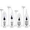 Edison LED Flame Candle Bulb Light E27 E14 LED Lamp Bulb AC 220V 3W Retro Home Decor Tail Energy Saving Lamp Indoor Lighting
